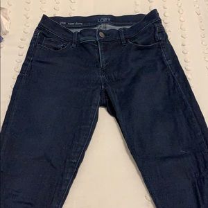 Loft jeans, suspected size 6